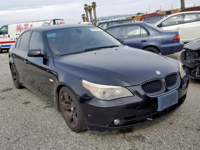 WBANA535X4B850538 - 2004 BMW 525 I BLACK photo 1