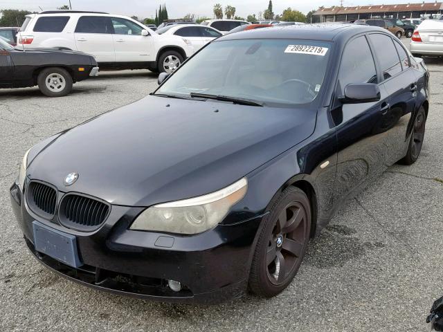 WBANA535X4B850538 - 2004 BMW 525 I BLACK photo 2