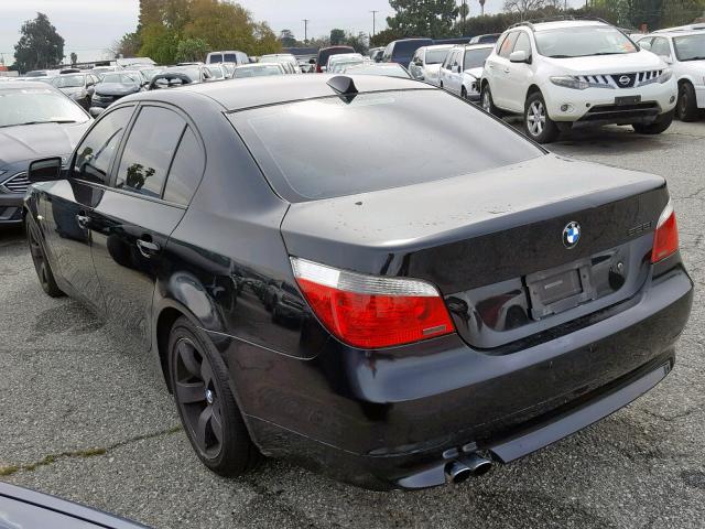 WBANA535X4B850538 - 2004 BMW 525 I BLACK photo 3