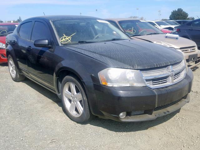 1B3LC76M88N619064 - 2008 DODGE AVENGER R/ BLACK photo 1