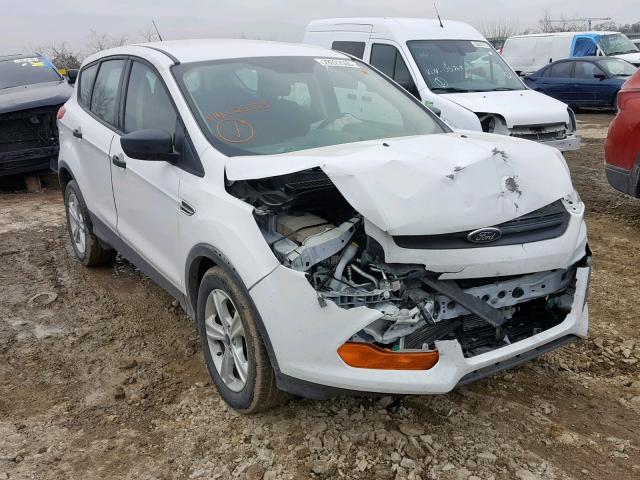 1FMCU0F76FUC25333 - 2015 FORD ESCAPE S WHITE photo 1