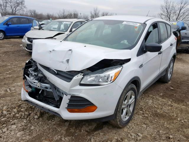 1FMCU0F76FUC25333 - 2015 FORD ESCAPE S WHITE photo 2