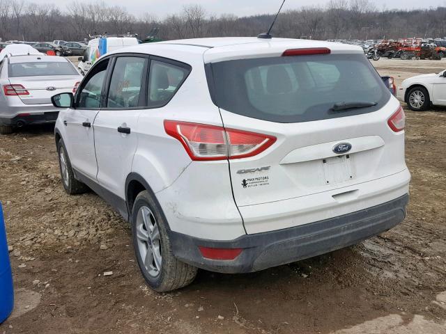 1FMCU0F76FUC25333 - 2015 FORD ESCAPE S WHITE photo 3