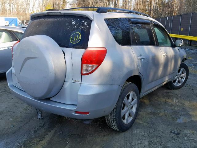 JTMBD31VX66020528 - 2006 TOYOTA RAV4 LIMIT SILVER photo 4