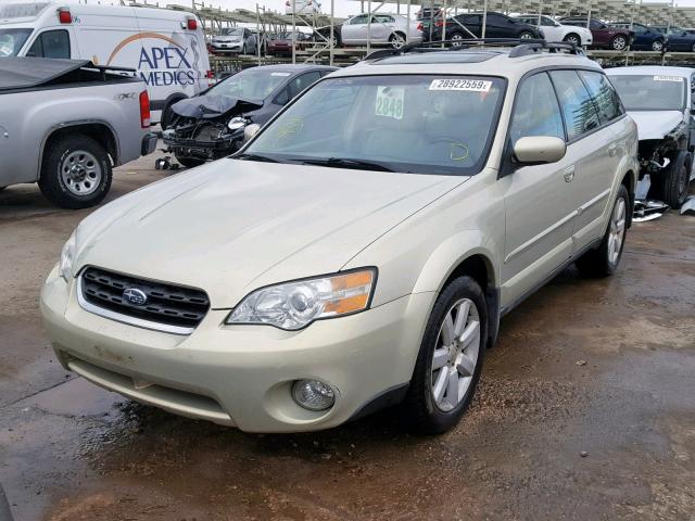 4S4BP62C777300954 - 2007 SUBARU OUTBACK OU BEIGE photo 2