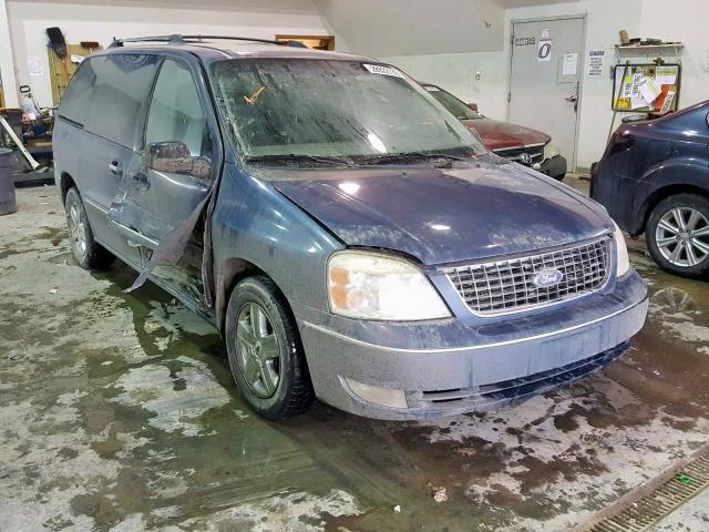 2FMDA58296BA60900 - 2006 FORD FREESTAR L BLUE photo 1