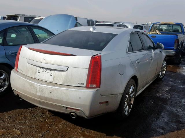 1G6DM5ED7B0108992 - 2011 CADILLAC CTS PERFOR SILVER photo 4
