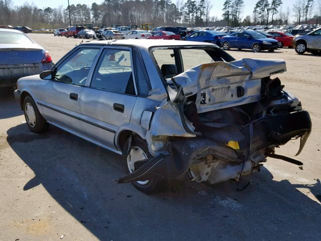 1Y1SK546XMZ067023 - 1991 GEO PRIZM BASE BLUE photo 3