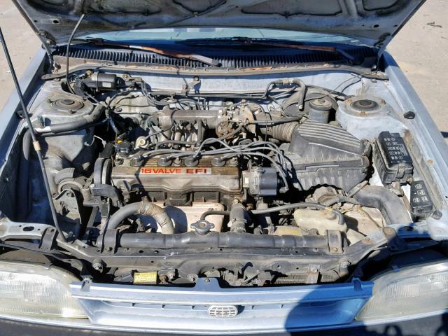 1Y1SK546XMZ067023 - 1991 GEO PRIZM BASE BLUE photo 7