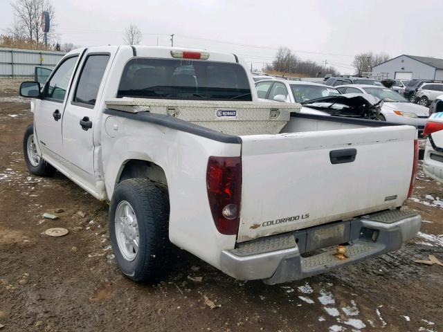 1GCCS138358179125 - 2005 CHEVROLET COLORADO WHITE photo 3