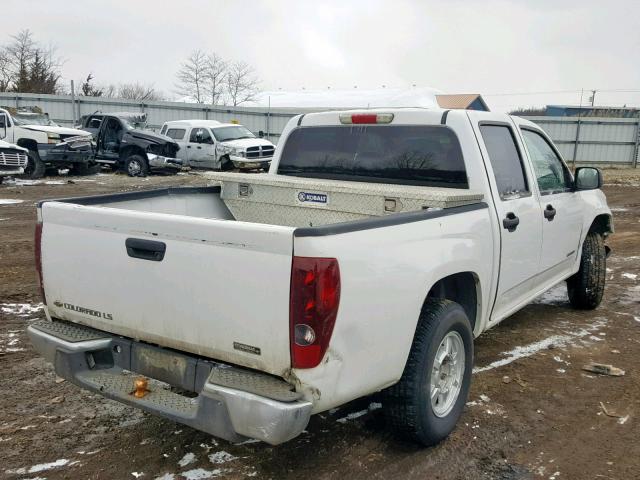 1GCCS138358179125 - 2005 CHEVROLET COLORADO WHITE photo 4