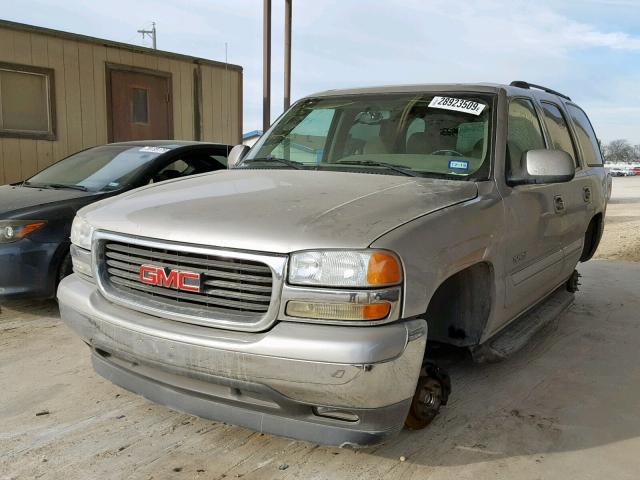 1GKEC13V95J155744 - 2005 GMC YUKON SILVER photo 2