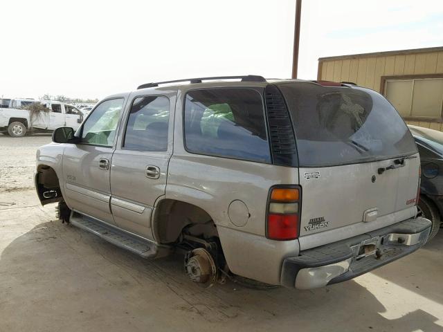 1GKEC13V95J155744 - 2005 GMC YUKON SILVER photo 3