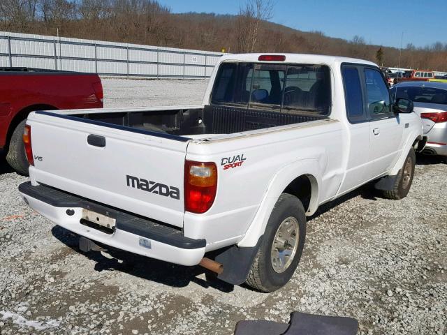 4F4YR16U72TM05337 - 2002 MAZDA B3000 CAB WHITE photo 4