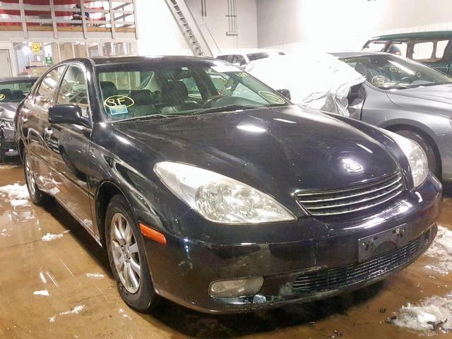 JTHBF30G135038624 - 2003 LEXUS ES 300 BLACK photo 1