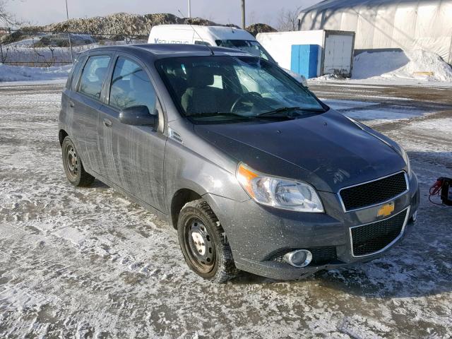 3G1TB6DG2BL148957 - 2011 CHEVROLET AVEO LS CHARCOAL photo 1