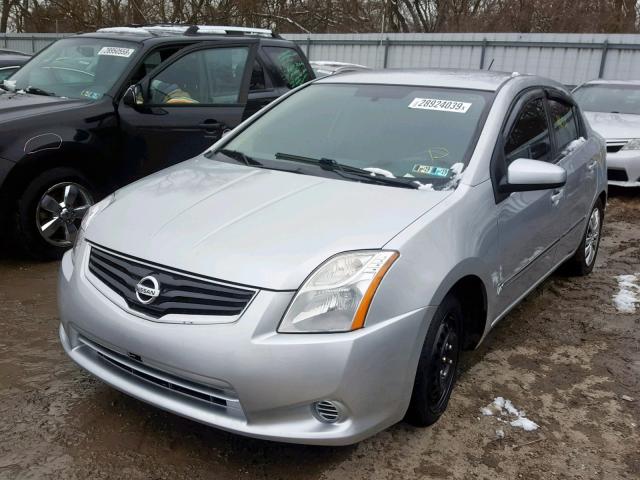 3N1AB6AP3BL623747 - 2011 NISSAN SENTRA 2.0 SILVER photo 2