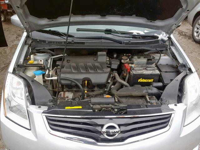 3N1AB6AP3BL623747 - 2011 NISSAN SENTRA 2.0 SILVER photo 7