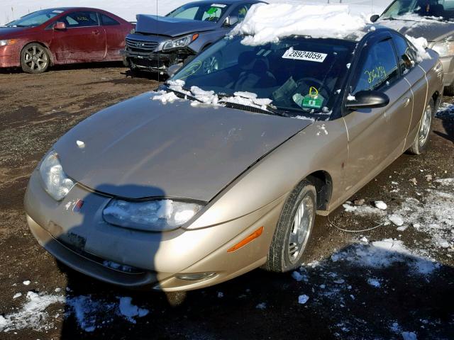 1G8ZR12731Z116720 - 2001 SATURN SC2 TAN photo 2