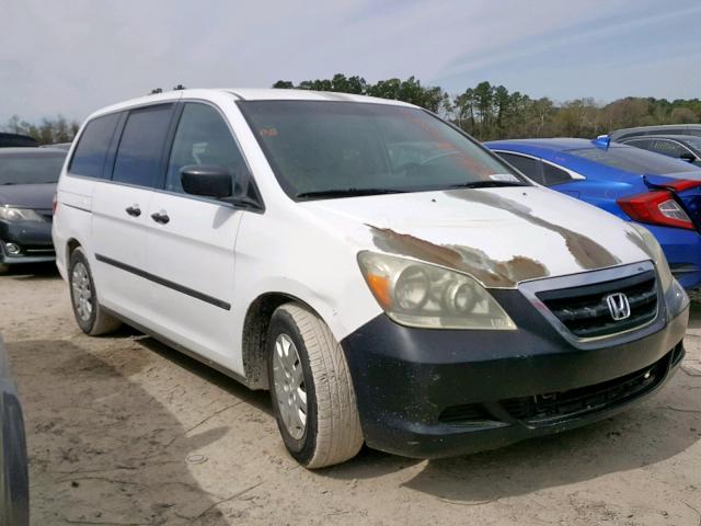 5FNRL38296B121643 - 2006 HONDA ODYSSEY LX WHITE photo 1