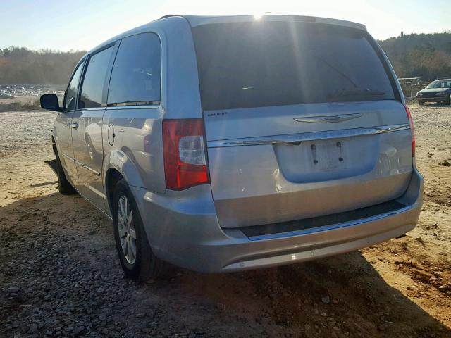 2C4RC1CG6CR134406 - 2012 CHRYSLER TOWN & COU SILVER photo 3