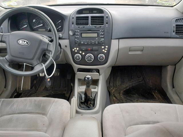 KNAFE121585536302 - 2008 KIA SPECTRA EX SILVER photo 9