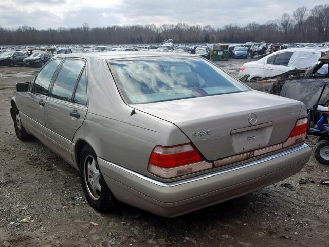 WDBGA33G8VA355939 - 1997 MERCEDES-BENZ S 320 SILVER photo 3