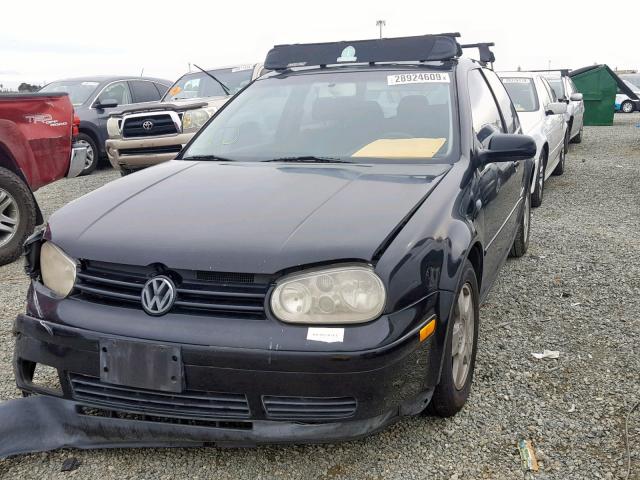 9BWDD21J414023676 - 2001 VOLKSWAGEN GTI GLS BLACK photo 2