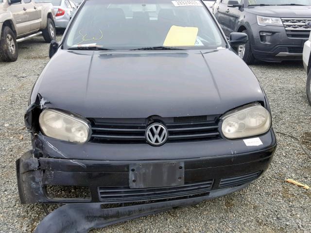 9BWDD21J414023676 - 2001 VOLKSWAGEN GTI GLS BLACK photo 7