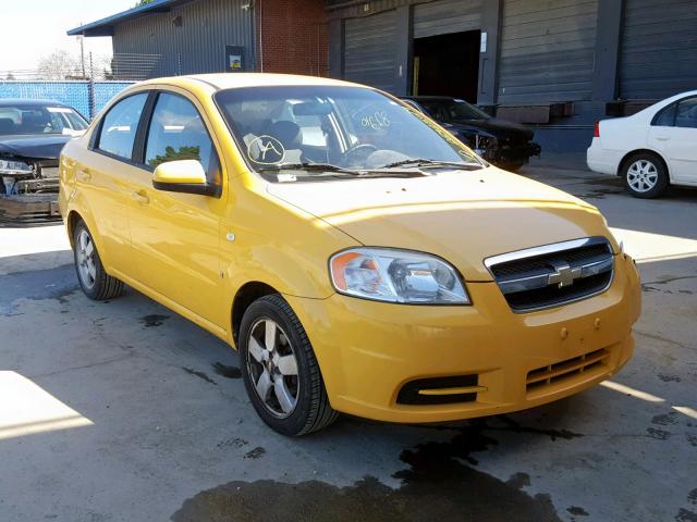 KL1TD56608B173406 - 2008 CHEVROLET AVEO BASE Сары фото 1