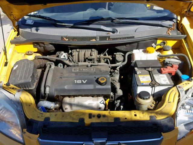 KL1TD56608B173406 - 2008 CHEVROLET AVEO BASE Сары фото 7