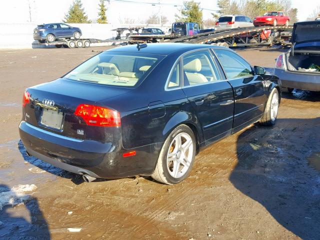 WAUDG78E16A045051 - 2006 AUDI A4 3.2 QUA BLACK photo 4