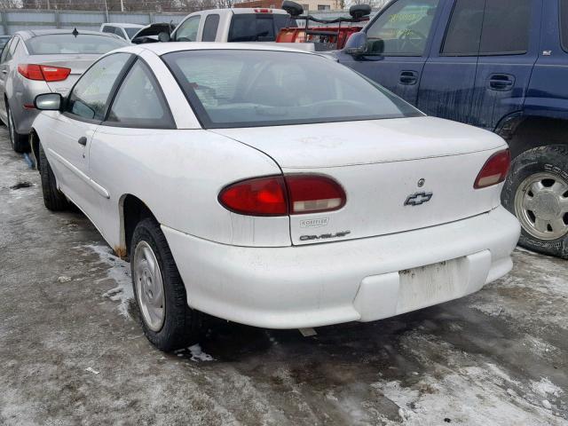 1G1JC1246X7105864 - 1999 CHEVROLET CAVALIER B WHITE photo 3