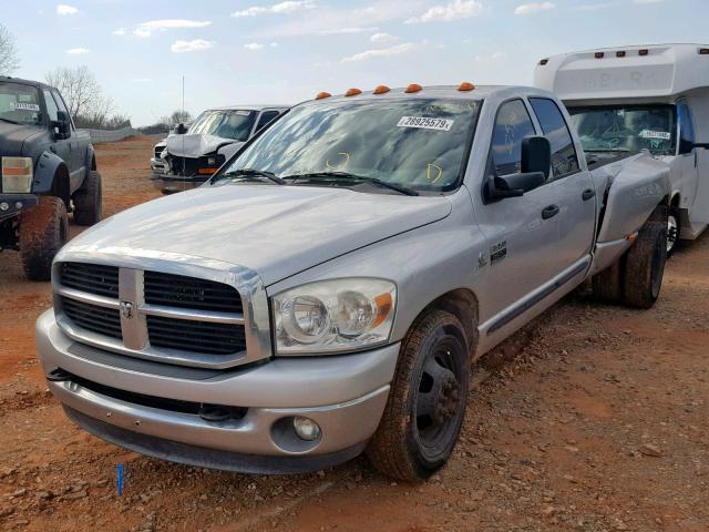 3D7ML48A77G813960 - 2007 DODGE RAM 3500 S SILVER photo 2