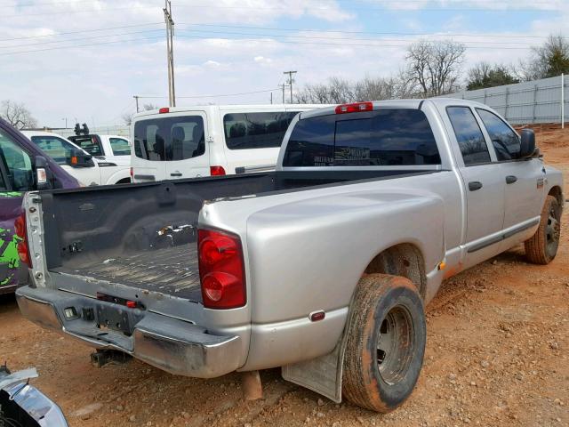 3D7ML48A77G813960 - 2007 DODGE RAM 3500 S SILVER photo 4