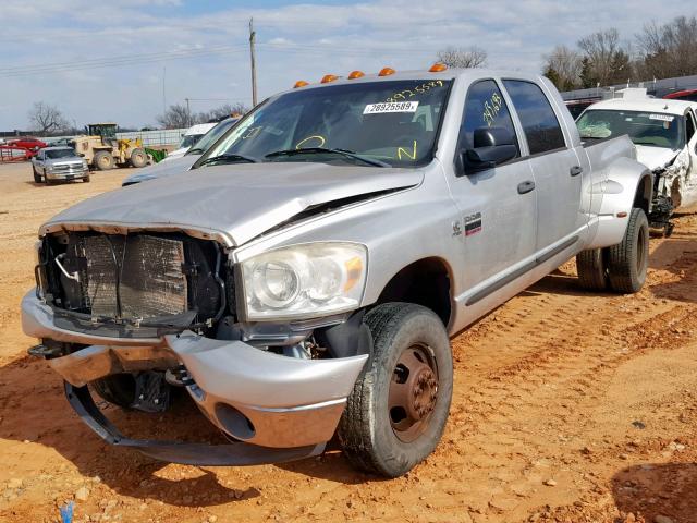 3D7MX49A98G144420 - 2008 DODGE RAM 3500 SILVER photo 2