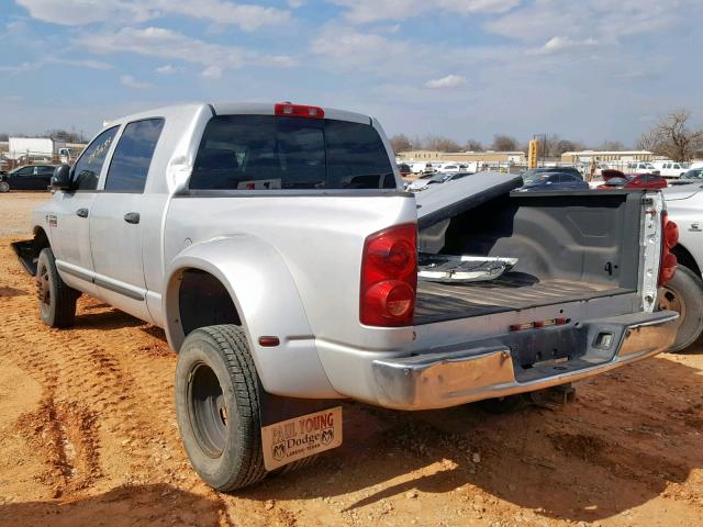 3D7MX49A98G144420 - 2008 DODGE RAM 3500 SILVER photo 3