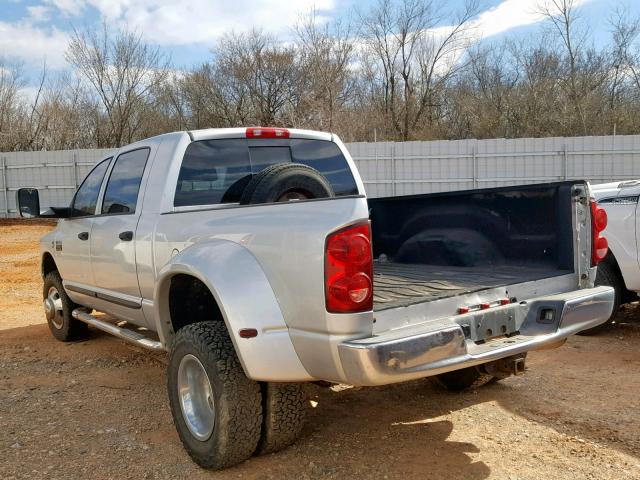 3D7MX49A78G206669 - 2008 DODGE RAM 3500 SILVER photo 3