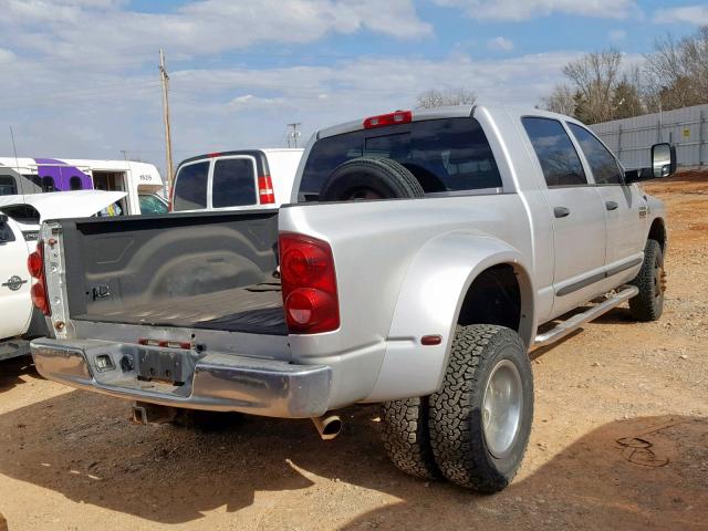 3D7MX49A78G206669 - 2008 DODGE RAM 3500 SILVER photo 4