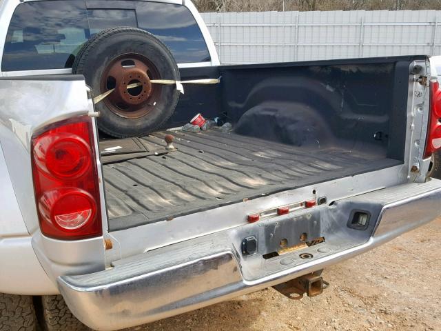 3D7MX49A78G206669 - 2008 DODGE RAM 3500 SILVER photo 9