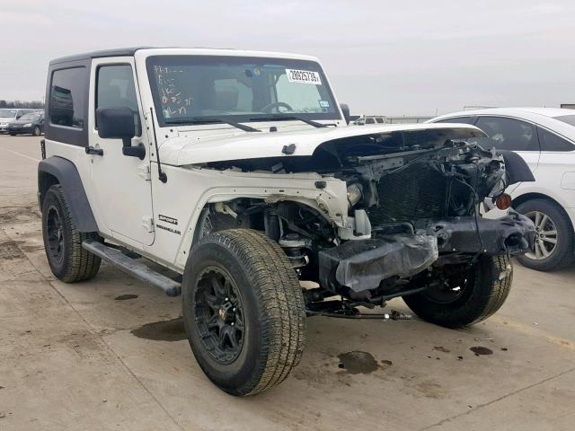 1J4AA2D10AL112940 - 2010 JEEP WRANGLER S WHITE photo 1