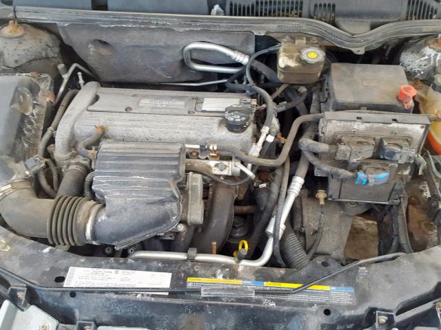 1G8AJ52F65Z109835 - 2005 SATURN ION LEVEL GRAY photo 7