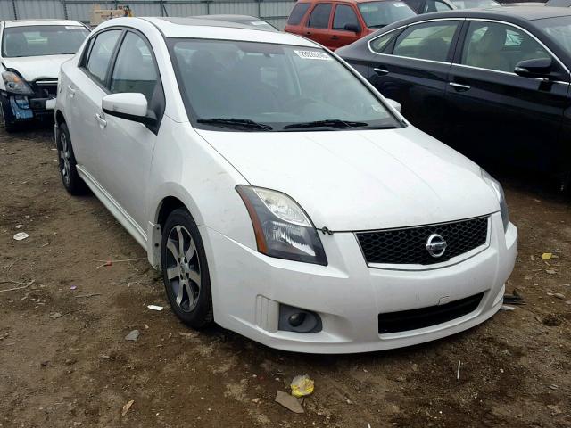 3N1AB6AP8CL723523 - 2012 NISSAN SENTRA 2.0 WHITE photo 1