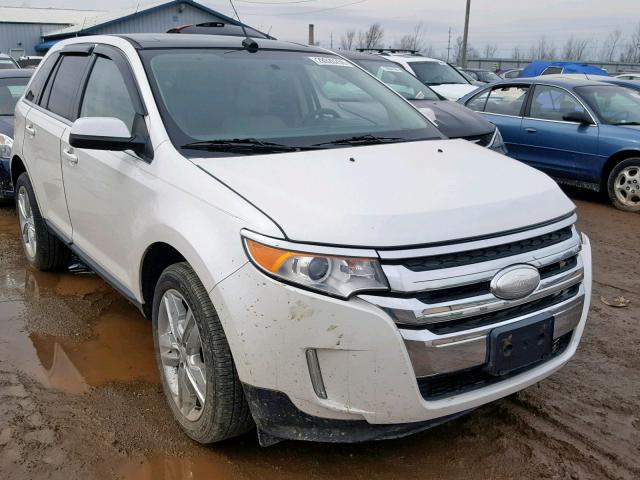 2FMDK3KC0CBA37388 - 2012 FORD EDGE LIMIT WHITE photo 1