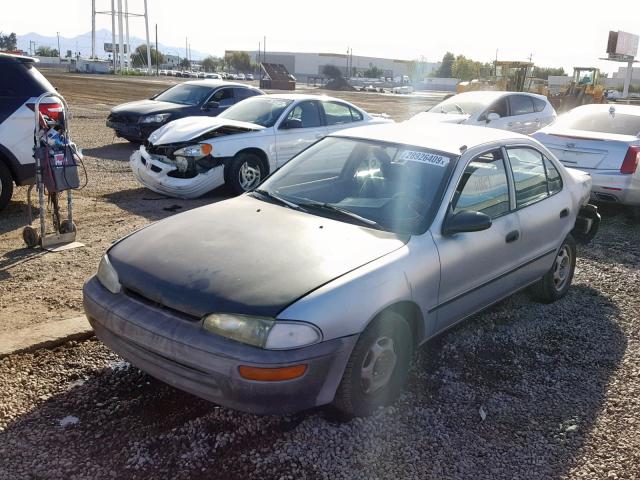 1Y1SK5368PZ057984 - 1993 GEO PRIZM BASE ლურჯი ფოტო 2