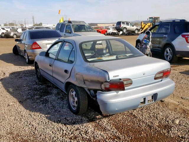 1Y1SK5368PZ057984 - 1993 GEO PRIZM BASE ლურჯი ფოტო 3