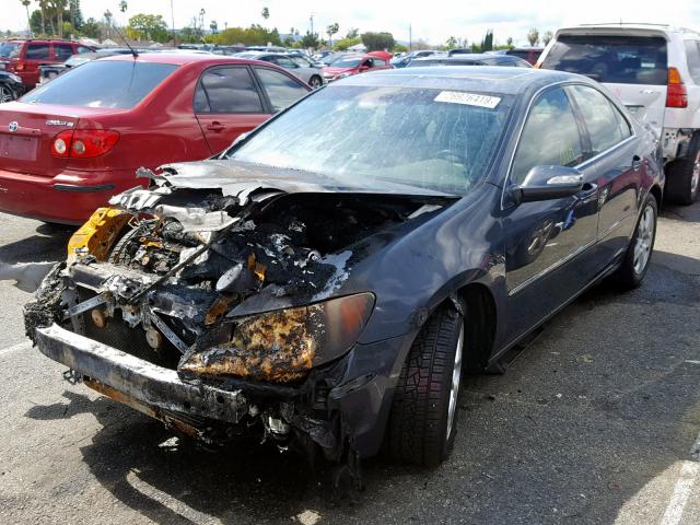 JH4KB16648C005084 - 2008 ACURA RL GRAY photo 2