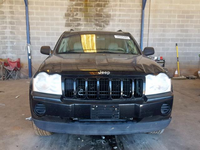 1J4GS48K06C241824 - 2006 JEEP GRAND CHER BLACK photo 9