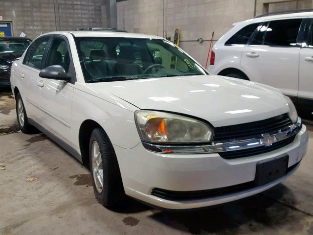 1G1ZT54845F174050 - 2005 CHEVROLET MALIBU LS WHITE photo 1