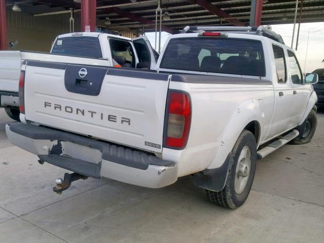 1N6ED29XX2C381344 - 2002 NISSAN FRONTIER C WHITE photo 4